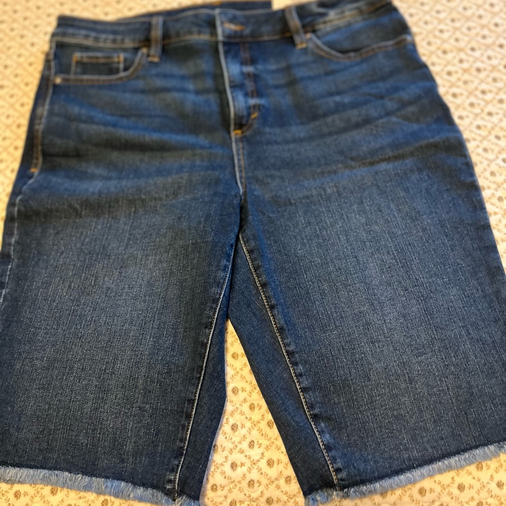 Denim Bermuda Shorts